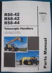 Gehl RS6-42 RS8-42 RS8-44 Telescopic Telehandler Forklift Parts Manual Book. Fixed Price $59.99.