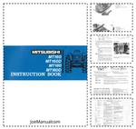Mitsubishi MT160D MT180D Tractors Operation Manual Pdf. Fixed Price $35.25.
