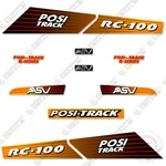 Fits Asv RC-100 Kit Skid Steer Replacement Stickers Equipment Decals. Fixed Price $199.95.