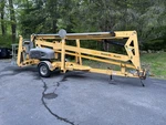 Haulotte Biljax 5533A Towable Boom Lift Articulating Aerial Man Electric. Fixed Price $22950.00.