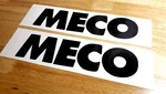 Meco Concrete Saw Decals Stickers 13" Gloss Black Fast. Fixed Price $29.00.