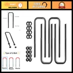 Pack Of 4 Leaf Spring Axle U-bolts 12" Length, 2.6" Width For Chevy Silverado,. Fixed Price $88.99.