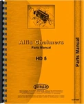 Allis Chalmers HD5A HD5B HD5D HD5E HD5F HD5G Crawler Parts Manual AC-P-HD5. Fixed Price $49.99.