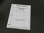 Terex TA33, TA30N Articulated Boom Lift Parts Manual Exploded View Diagram Book. Fixed Price $69.69.