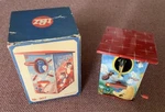 Tin Litho Birdhouse Wind Up Bank Lbz 307 Germany Box Vintage Toy - Watch Video!. Fixed Price $27.95.