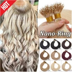Thick 200S 1G Nano Ring 100% Remy Human Hair Extensions Micro Loop Beads Blonde. Fixed Price $132.02.