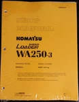 Komatsu WA250-3 Wheel Loader Service Shop Repair Manual. Fixed Price $121.51.