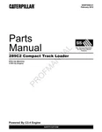 Caterpillar 289C2 Compact Track Loader Parts Catalog Manual SEBP5998. Fixed Price $139.00.