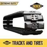 Fits Sany SY80U Excavator - Extreme Duty Hybrid Track With Rubber Pads. Fixed Price $3494.00.