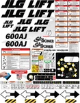 Fits Jlg 600AJ Scissor Lift Decal Kit 3M Vinyl Free Shipping. Fixed Price $249.95.