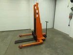 Presto PSA2762 Manual Walkie Straddle Pallet Stacker 12V Lift 2700 Lb 60" Truck. Fixed Price $1499.99.