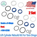 2SET For Toro Dingo Loaders TX420 TX425 TX525 Lift Cylinder Rebuild Kit 104-6268. Fixed Price $118.99.