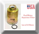 Lot 6 X Fuel/water Seperator Filter Fits Toyota Nissan Komatsu Trucks Fork Lifts. Fixed Price $601.00.