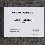Nissan BGF03A45V Forklift Truck Parts List Catalog Manual Book CF160-U. Fixed Price $139.30.