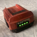 Hilti B22 21.6V 4.0AH Li-ion Power Tool Battery Pack Red 334650. Fixed Price $25.99.