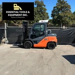 2018 Toyota 8FG40U 8,000LB 2-STAGE Pneumatic Lpg Propane Forklift Cab Heat Ssfp. Fixed Price $16250.00.