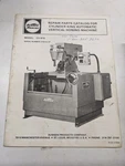 Sunnen CV-616 Repair Parts Catalog List Manual Cylinder King Honing Machine. Fixed Price $236.25.
