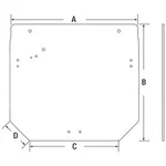 WN-R261272-PEX Glass, Rear, Upper Fits John Deere 5070M 5075M 5080M 5080RN. Fixed Price $449.35.