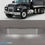 For Mack RD688S/RD6900S 81-04 10" Chrome Front Bumper W/ Triangular Bolt Pattern. Fixed Price $375.95.