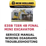 New Holland E35B Tier 4B Mini Excavator Manual Repair Shop Service Pdf. Fixed Price $35.00.