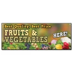 Best Quality Price Fruits & Vegetables Banner Concession Stand Food Truck. Fixed Price $116.99.