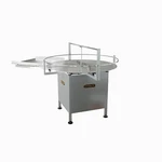 Globaltek S.s 48" Dia Unscrambler Rotary Table W/ In Feed Fully Enclosed. Fixed Price $6175.00.