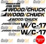 Wood Chuck WC-17 WC-19 Set. For Chippers. Fixed Price $64.00.
