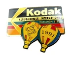 Kodak Sponsor Albuquerque Balloon Fiesta Hot Air Lapel Pin 1991 New Seal. Fixed Price $7.99.