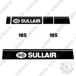 Fits Sullair 185D Dpq KU4F Decal Kit Compressor - 7 Year Outdoor 3M Vinyl!. Fixed Price $124.95.