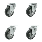 FG25656 Rubbermaid Cube Utility Truck Quiet Replacement Swivel Caster Set Of 4. Fixed Price $74.03.