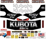 Fits Kubota Ssv 75 Kit Skid Steer Safety Decals /3M Vinyl. Fixed Price $178.98.
