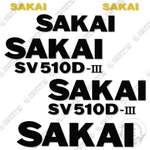 Fits Sakai SV510D-3 Decal Kit Roller 7 Year Outdoor 3M Vinyl!. Fixed Price $174.95.