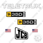 Fits Jcb 35D Tlt Decal Kit Forklift - 7 Year Outdoor 3M Vinyl!. Fixed Price $134.95.