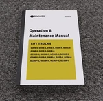 Doosan D20S-5 D35C-5 G20E-5 Forklift Truck Operator User Guide Manual. Fixed Price $124.74.