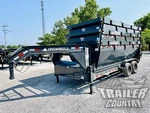 New 83" X 16' 14K Heavy Duty Gooseneck Roll Off Dump Trailer W/(3) 48" Tall Bins. Fixed Price $29900.00.
