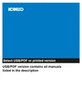 Kobelco SK30SR-5, SK35SR-5 Excavator Service Manual, Parts & Operator's. Fixed Price $69.00.