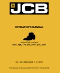 Jcb 150T 155 175 210T 215T Skidsteer Loader Operators Manual Pdf On Usb. Fixed Price $39.99.