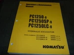 Komatsu PC1250LC-8 Hydraulic Excavator Owner Operator Maintenance Manual 30052. Fixed Price $79.58.