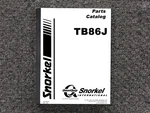 Snorkel TB86J Boom Lift Parts Catalog Manual. Fixed Price $120.50.