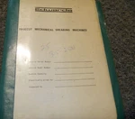 Edwards 10GA/1250 Truecut Shear Parts List Operator & Maintenance Manual Xz. Fixed Price $94.16.
