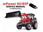 Mahindra Mpower 85P Tractor Service + Operators Loader 7 Manuals (usb). Fixed Price $69.30.
