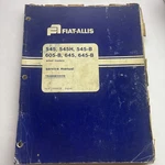 Fiat-allis 545H 545B 605B 645B Wheel Loader Transmission Service Manual. Fixed Price $39.95.