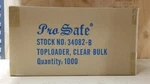 Pro Safe 3" X 4" Standard Card Size Top Loaders Case 1000 35 Pt. Ultra Clear. Fixed Price $66.99.