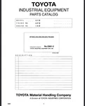 Toyota Forklift 8FD35U, 8FD40U, 8FD45U, 8FD50U Parts Catalog Manual Pdf Usb. Fixed Price $39.99.
