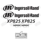Ingersoll-rand Doosan XP825 Vinyl Decal Kit Portable Air Compressor Set. Fixed Price $56.86.