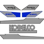 Kobelco SK220 Excavator Decal Set. Fixed Price $498.68.