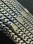 Miami Cuban Link Chain Necklace Real 925 Sterling Silver Sleek Box Clasp 6-12MM. Fixed Price $560.70.