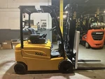 2017 Yale 4000 Lb Solid Pneumatic Electric Forklift With Ss And Triple Mast. Fixed Price $14999.00.