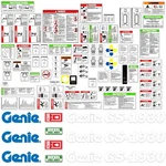 Complete Decal Kit For Genie GS-1930 Sicssor Lift Stickers Usa Made!. Fixed Price $149.95.