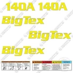 Fits Big Tex 140A Trailer Decal Kit - 7 Year Outdoor 3M Vinyl!. Fixed Price $49.95.